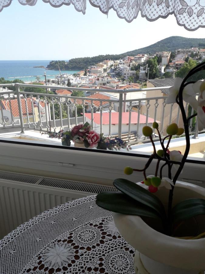 Great Sea View Apartment Kavala Dış mekan fotoğraf