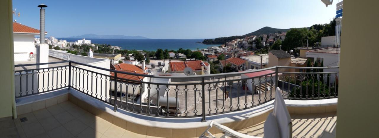 Great Sea View Apartment Kavala Dış mekan fotoğraf